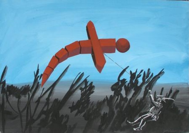 Troll with a kite, 2008