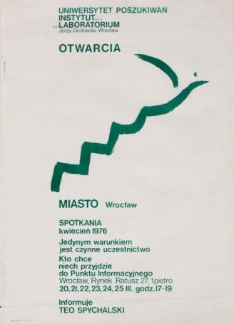 Otwarcia, Miasto Wrocław, 1970 r. -afisz