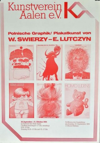 Kunstverein Aalen e.V. Polnishe Graphik/Plakatkunst von W.Swierzy – E.Lutczyn, 1984