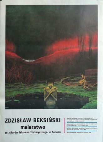 Zbigniew Beksiński malarstwo ze zbiorów Muzeum Historycznego w Sanoku, 1992