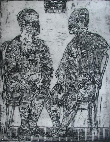 Two figures, 1988