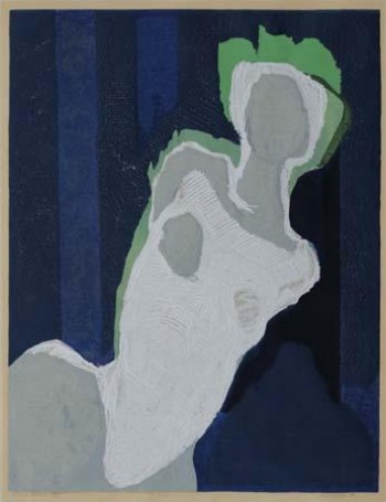 Halina Chrostowska, „Figura srebrna XIV”, 6/15, 66 x 50cm,