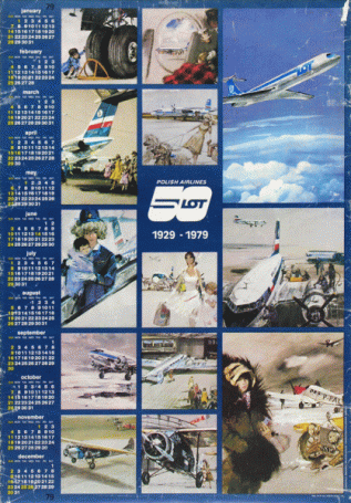 LOT - kalendarz na 1979 r.