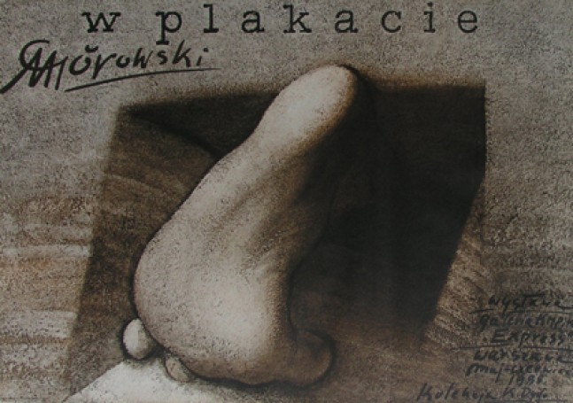 M. Gorowski w plakacie, 1988 