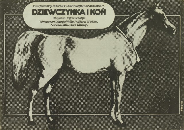 Dziewczynka i koń, 1980 r.