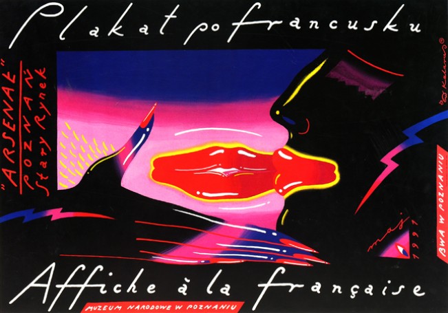 Plakat po francusku, 1991