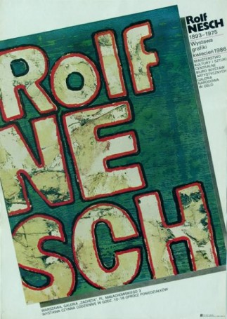 Rolf Nesh, Graphics Exhibition, 1986