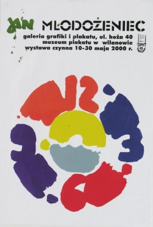 Jan Młodożeniec Galeria Grafiki i Plakatu Zegar, wystawowy, 2000
