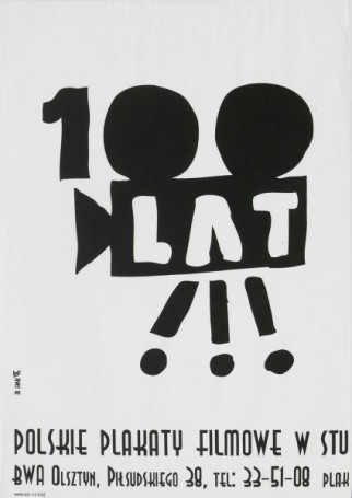 100 lat polskie plakaty filmowe w 100 ciu kinematografii, wystawowy, 1995 ( 1 część)
