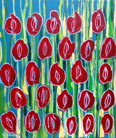 Red Tulips, 2014