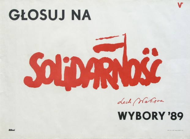 Głosuj na Solidarność, Lech Wałęsa, 1989 r.