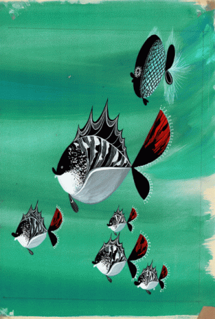 'Jedziemy nad morze', illustration for Wanda Chotomska book