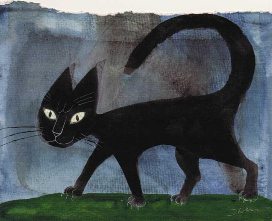 Untitled (black cat)
