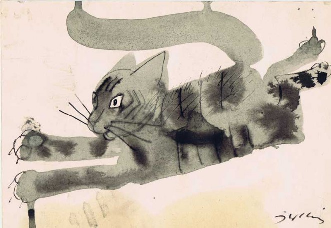 Untitled (jumping cat)