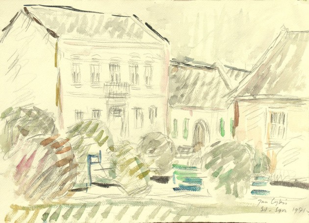 Stary Sacz- houses, 1971 