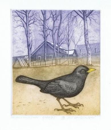 Marian Paweł Bocianowski, Early spring blackbird