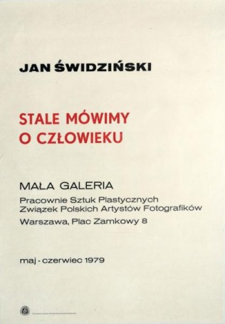 Jan Świdziński - Stale mówimy o człowieku, 1979