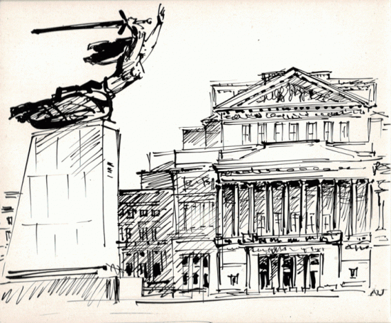 Nike and The Great Theatre in Warsaw