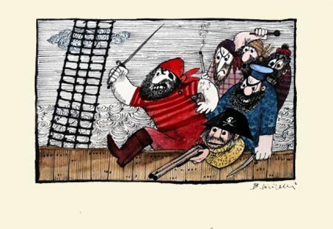 Ilustracja: O piracie Rum-Barbari i o czymś jeszcze (II wydanie)
