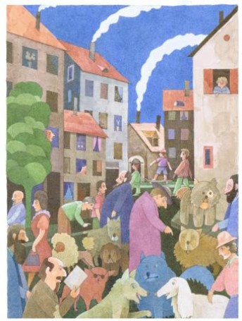 Psia niedziela, ilustracja do wiersza L.J. Kerna, 2010 r.