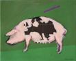 Świnia europejska, 2008, oil on canvas