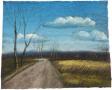 Droga z okolic Łagowa, pastel, papier