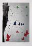 Pigeones over The Sukiennice, 1987, silkscreen, paper, 40x27cm