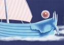 Sindbad The Sailor, illustration for B. Lesmian book