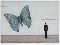 Niebieski motyl