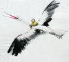Janusz Grabianski, No title (Boy on the stork)