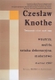 Czeslaw Knothe: tworczosc z lat 1926-1979, 1980